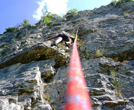 Papuk rock climbing